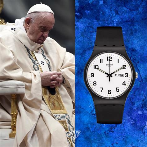 pope francis watch patek|pope francis swatch vintage.